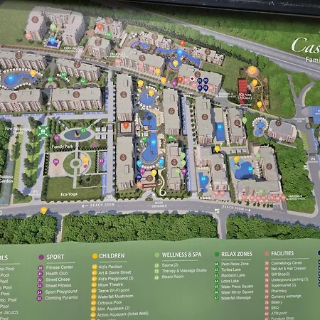 Resort Cascadas Pool View Luxury Sunny