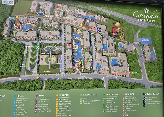 度假村 Cascadas Pool View Luxury Sunny